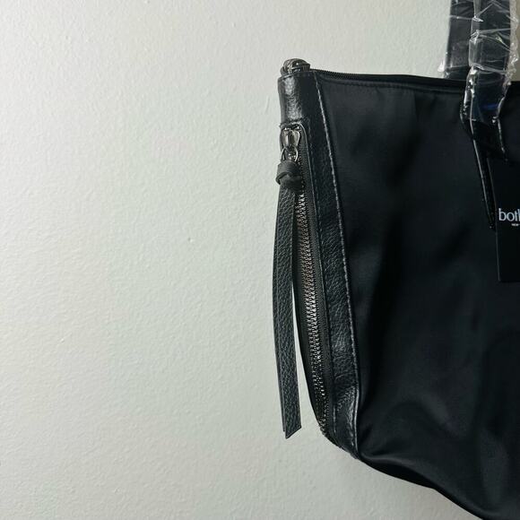 NWT BOTKIER New York Bond Black Nylon Oversized Compartment Tote Handbag - Picture 5 of 9